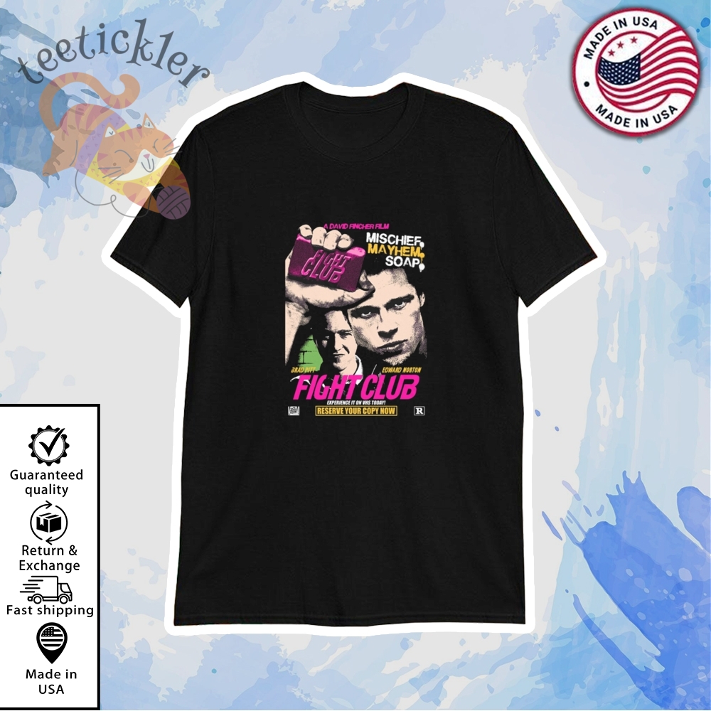 Fight Club Brad Pitt Rucking Fotten Movie Shirt teetickler 1