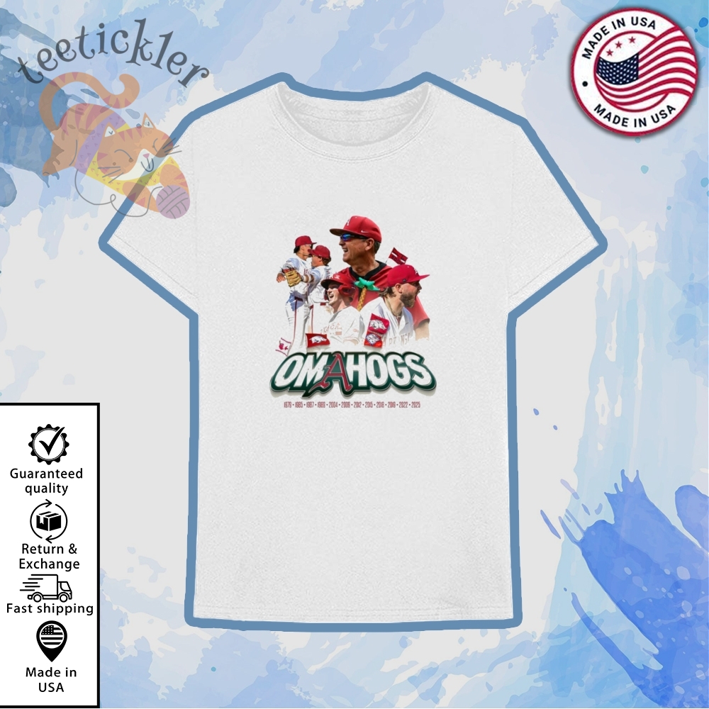 Official Omahogs Arkansas 2025 Razorbacks Shirt
