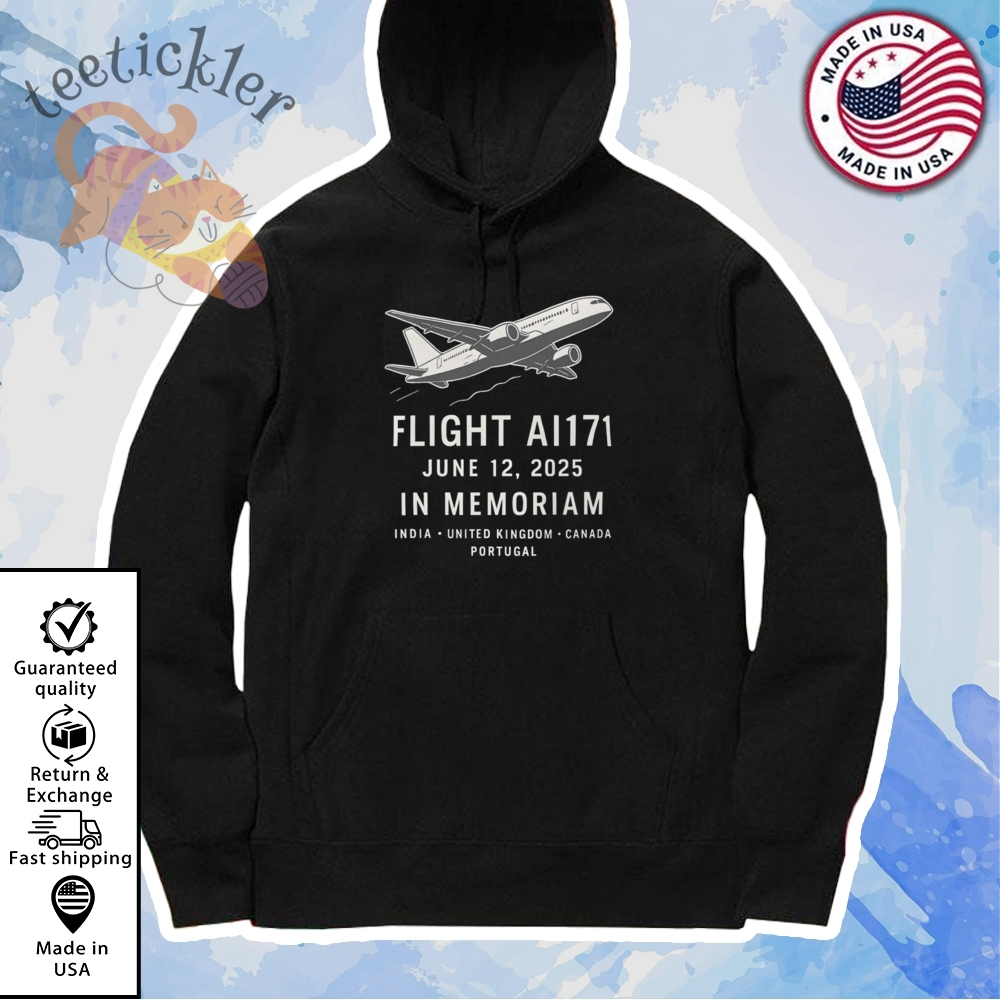 June 12 2025 Flight Ai171 Memorial Plane Crash Shirt 7 June 12 2025 Flight AI171 Memorial Plane Crash Shirt