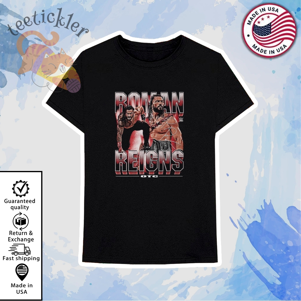 Roman Reigns Vintage Wht Shirt 6 Roman Reigns Vintage WHT Shirt