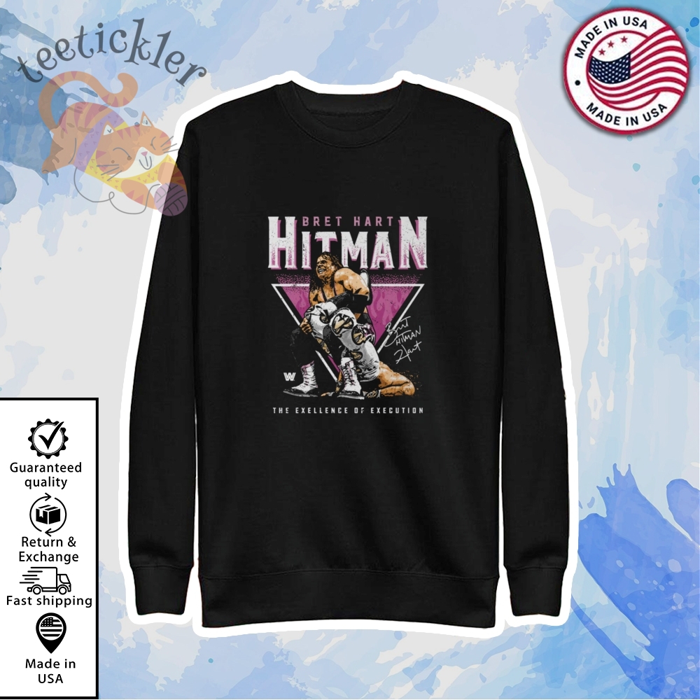 Bret Hart Sharpshooter Triangle Wht Shirt 5 Bret Hart Sharpshooter Triangle WHT Shirt