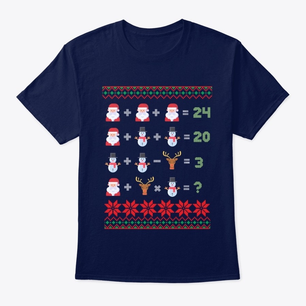 Christmas Holiday Math Puzzle Shirt