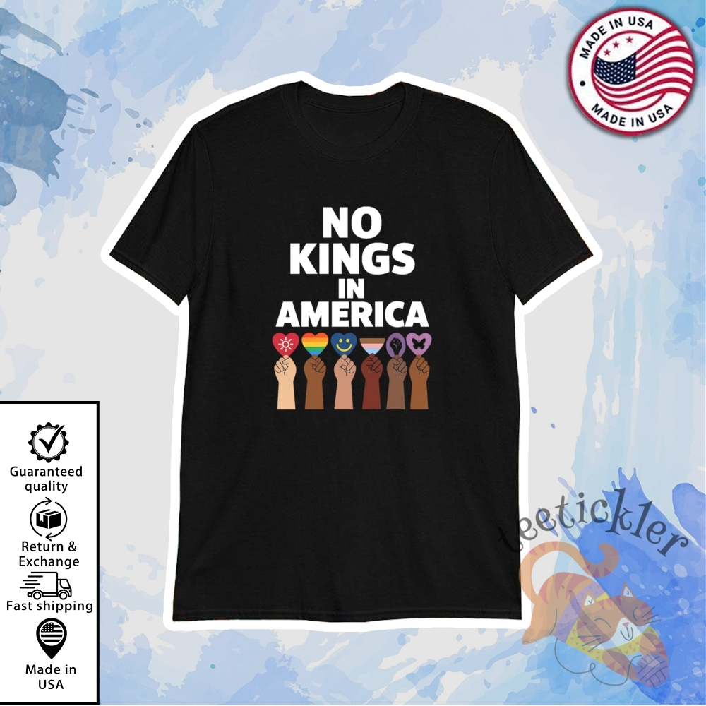 No Kings T Shirt Anti Authoritarian Protest Trump Shirt