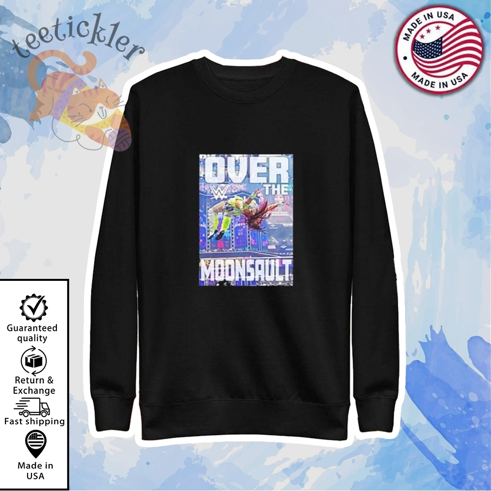 Iyo Sky Over The Moonsault Shirt Bold Wrestling Graphic Tshirt 5 IYO SKY Over The Moonsault Shirt Bold Wrestling Graphic T-Shirt