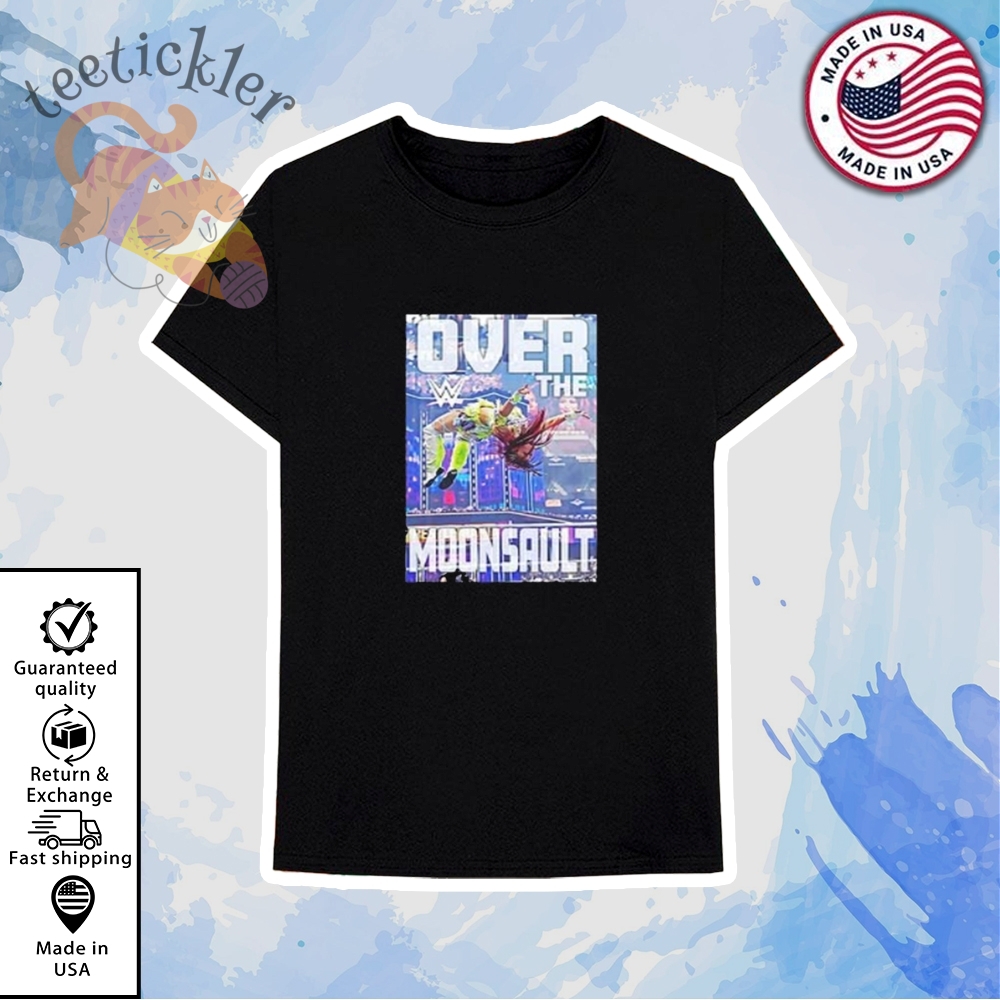 Iyo Sky Over The Moonsault Shirt Bold Wrestling Graphic Tshirt 6 IYO SKY Over The Moonsault Shirt Bold Wrestling Graphic T-Shirt