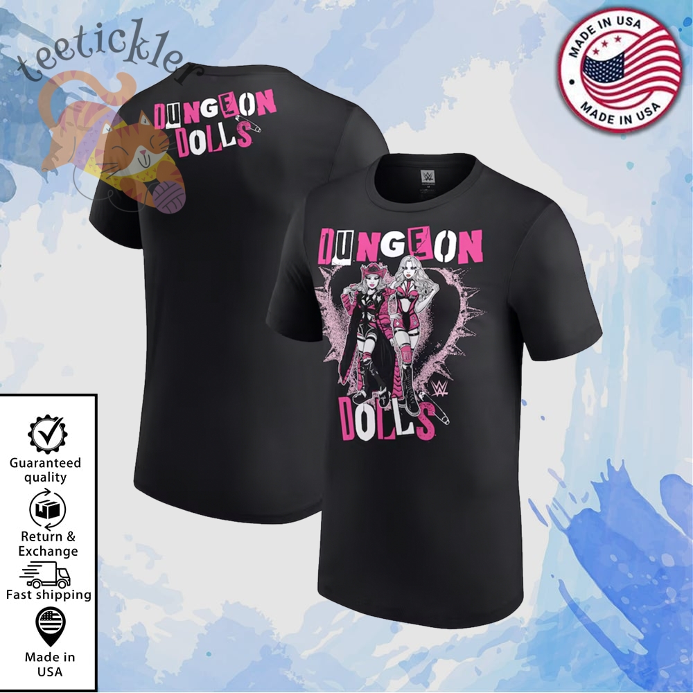 WWE Dungeon Dolls Superstars Shirt Vintage Wwe Character Design 2 WWE Dungeon Dolls Superstars Shirt Vintage WWE Character Design