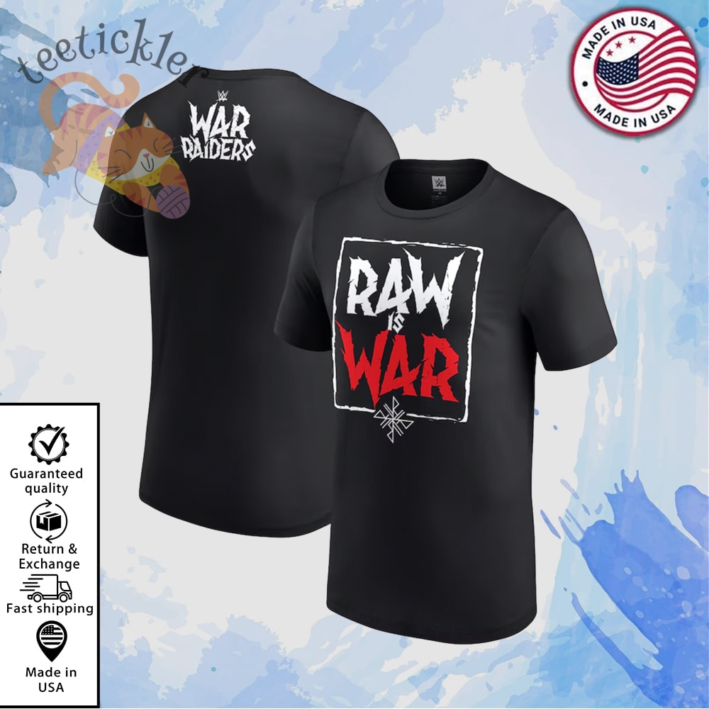 WWE The War Raiders Raw Is War Shirt Official Wrestling Team Apparel 2 WWE The War Raiders Raw Is War Shirt Official Wrestling Team Apparel