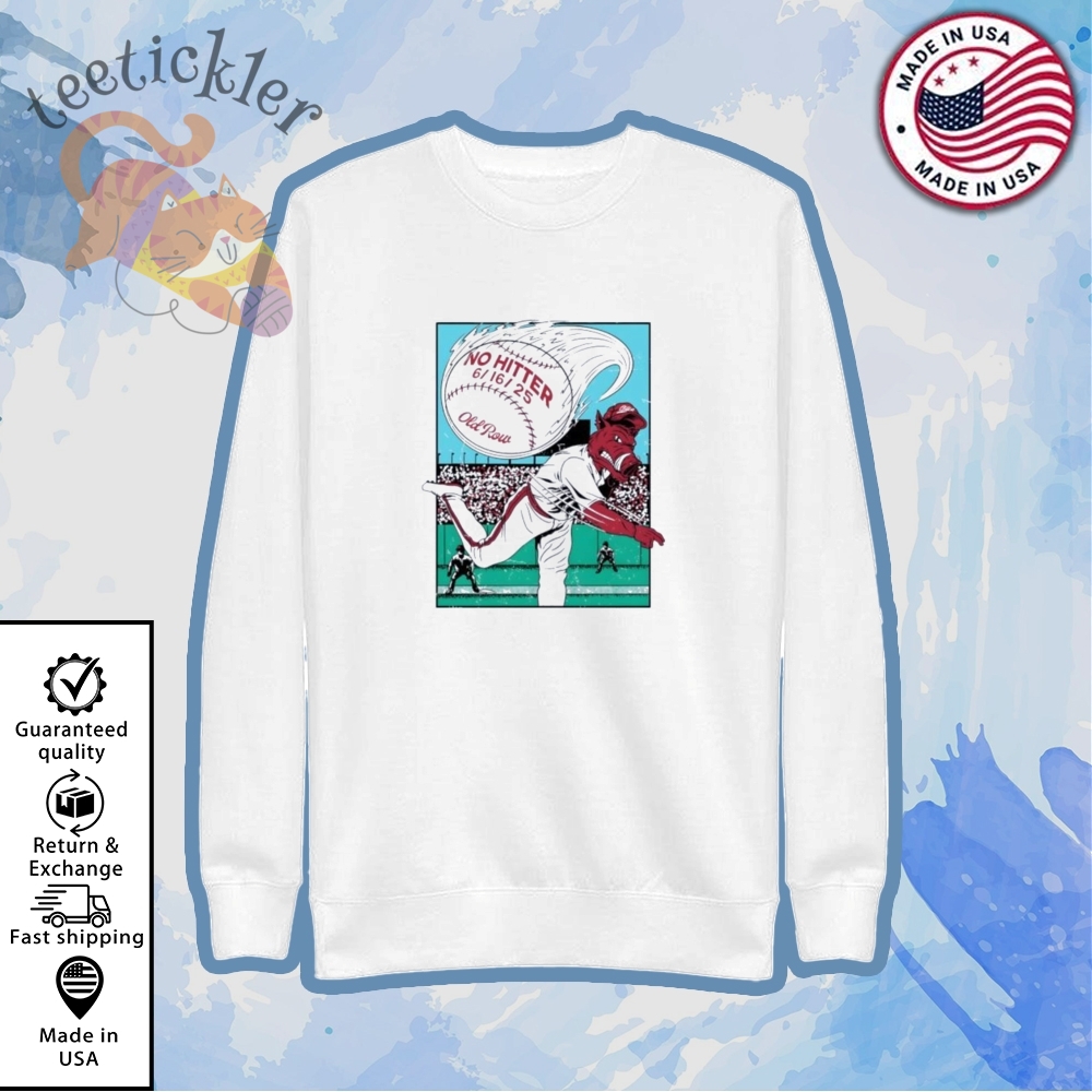No Hitter Arkansas Razorbacks Omahogs Shirt Cws 2025 Baseball Fan Tee 5 No Hitter Arkansas Razorbacks Omahogs Shirt CWS 2025 Baseball Fan Tee