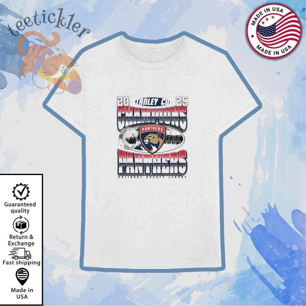 2025 Stanley Cup Champions Florida Panthers Shirt Team Victory Tee