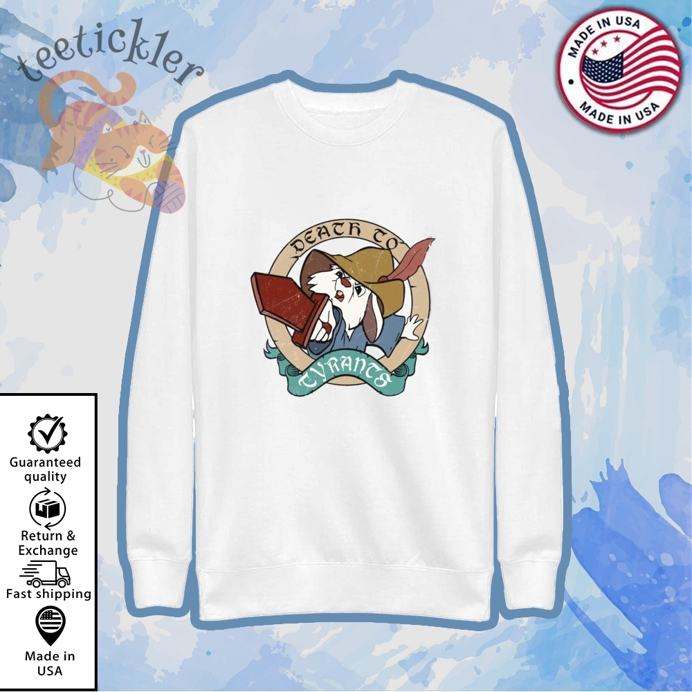 Death To Tyrants Shirt Skippy Rabbit Graphic Political Tee 5 Death to Tyrants Shirt Skippy Rabbit Graphic Political Tee