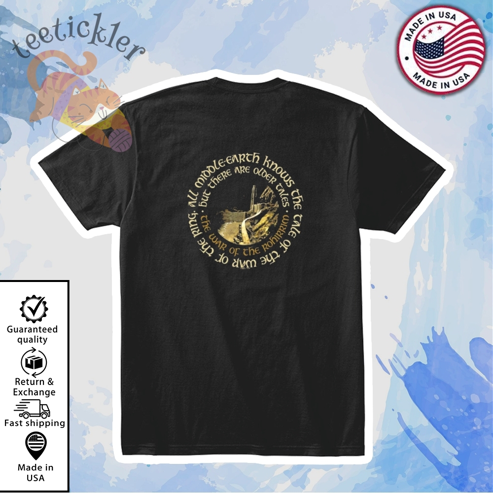 The Lord Of The Rings Ancient Tales Of The Rohirrim Shirt Fantasy War Tee