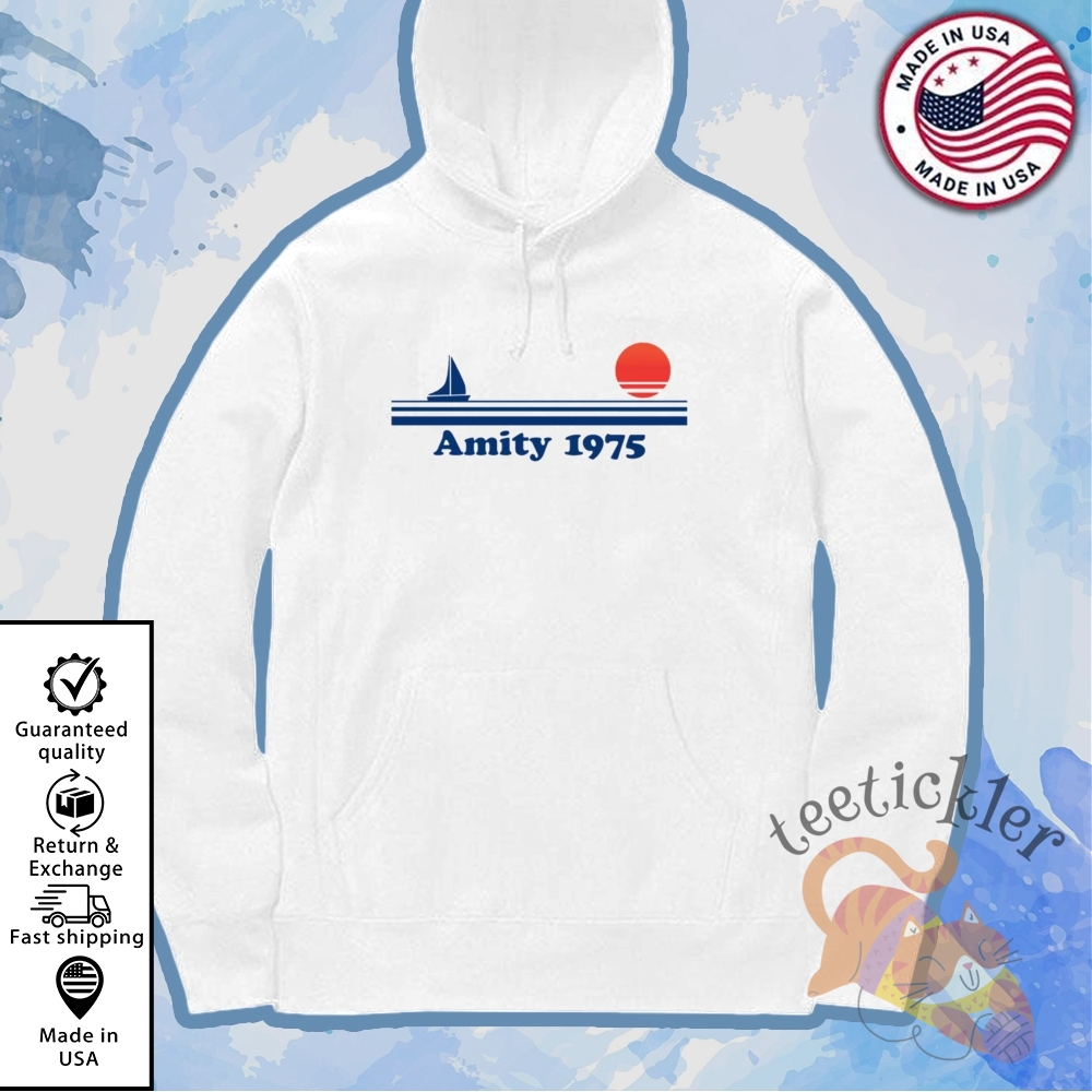 Jaws Amity 1975 Shirt Classic Amity Island Movie Tshirt 7 Jaws Amity 1975 Shirt Classic Amity Island Movie T-Shirt