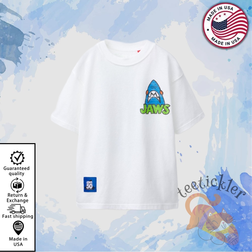 Zara Jaws Movie 50Th Anniversary Shirt Limited Edition Retro Tee 1 ZARA Jaws Movie 50th Anniversary Shirt Limited Edition Retro Tee