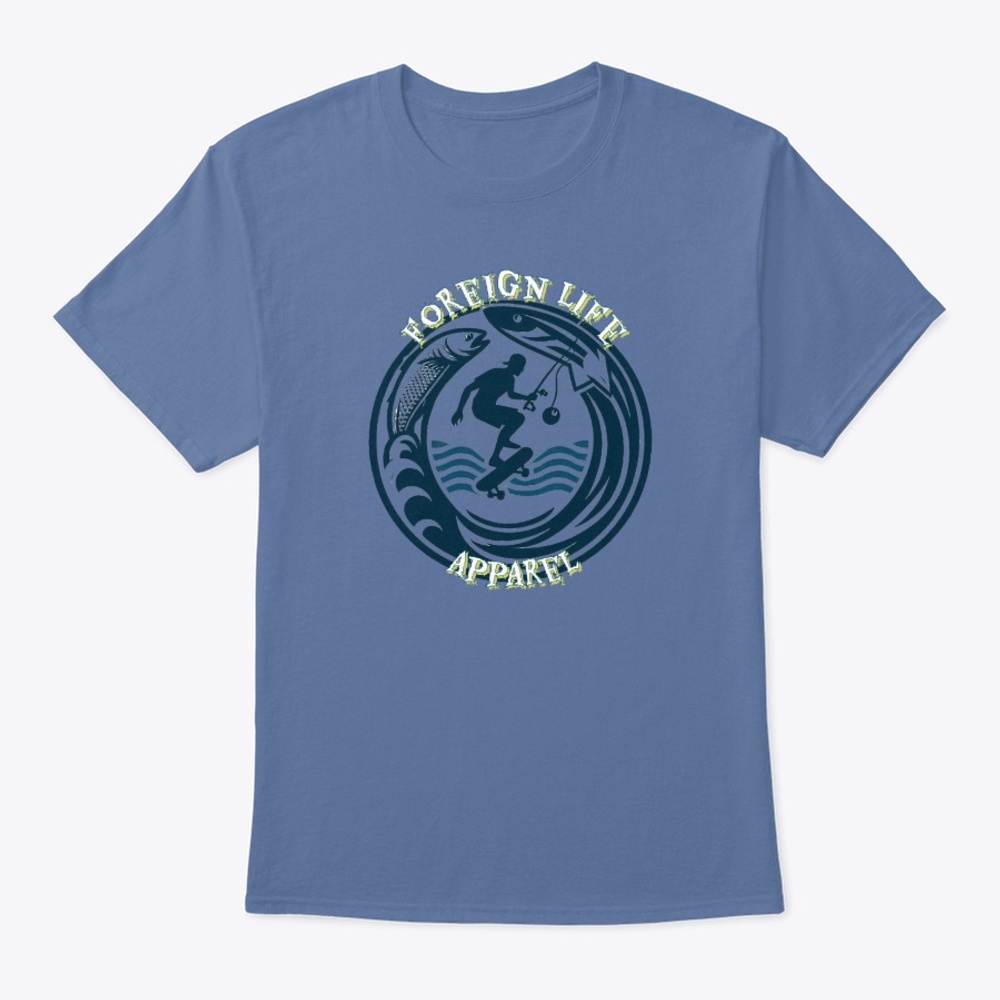 Foreign Life Skate and Fish Shirt