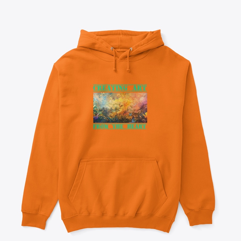 'Creating Art From The Heart' Hoodie Shirt