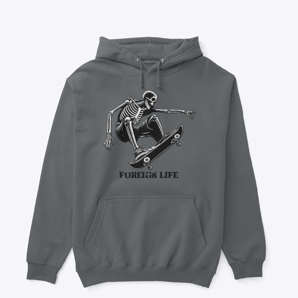 Foreign Life Skelton Skater Shirt