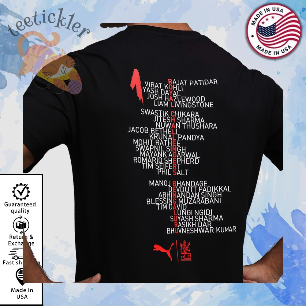 Puma Rcb Champions Shirt Royal Challengers Bangalore Victory Tee 2025 3 PUMA RCB Champions Shirt Royal Challengers Bangalore Victory Tee 2025