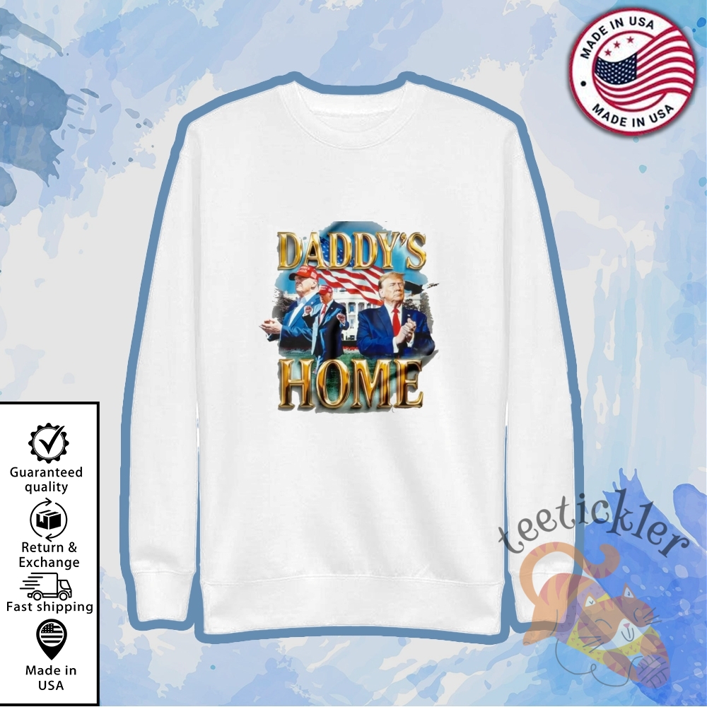 Official The White House Daddys Home Shirt Iconic Political Apparel 5 Official The White House Daddys Home Shirt Iconic Political Apparel