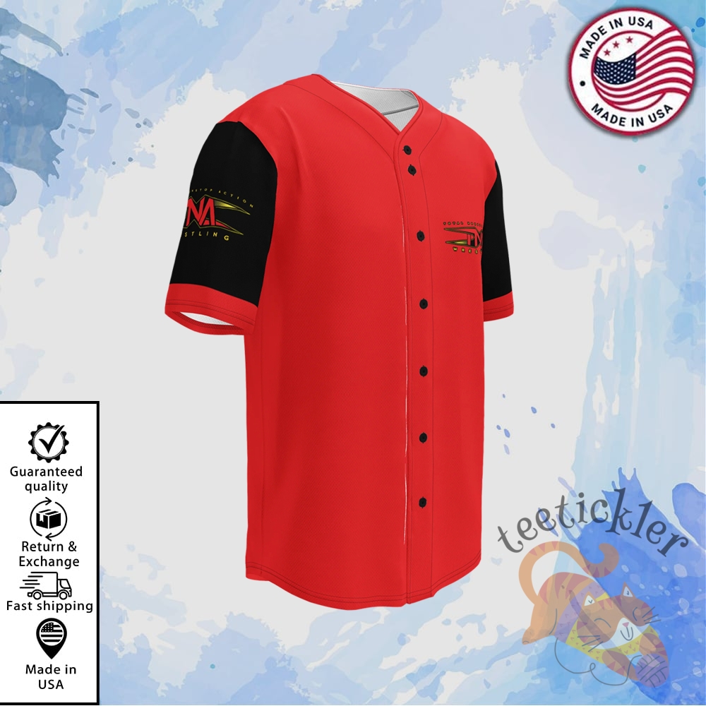 Tna Total Nonstop Action Wrestling 2025 Baseball Jersey Official Wrestling Gear teetickler 1