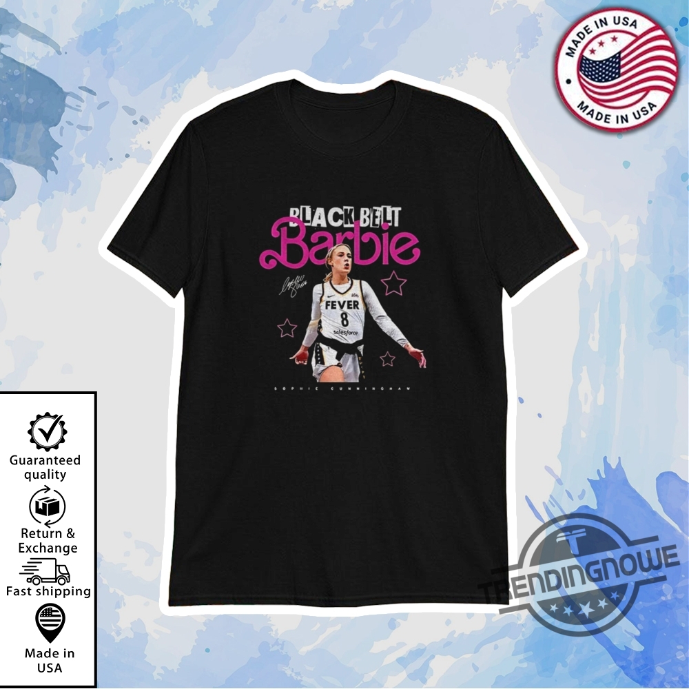 Black Belt Barbie Sophie Cunningham Shirt Fierce And Fun Wnba Graphic Tee