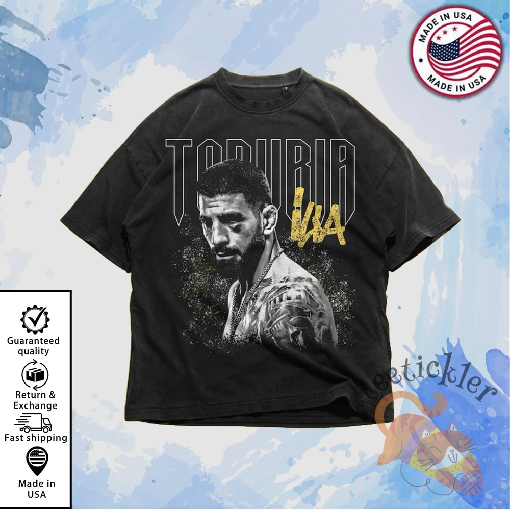 Ilia Topuria Signature Shirt Mma Fighter Autograph Style Graphic Tee