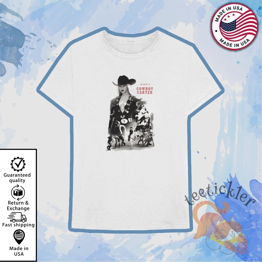 Official Beyonce Is Cowboy Carter 2025 Merch Shirt Exclusive Tour Fan Apparel