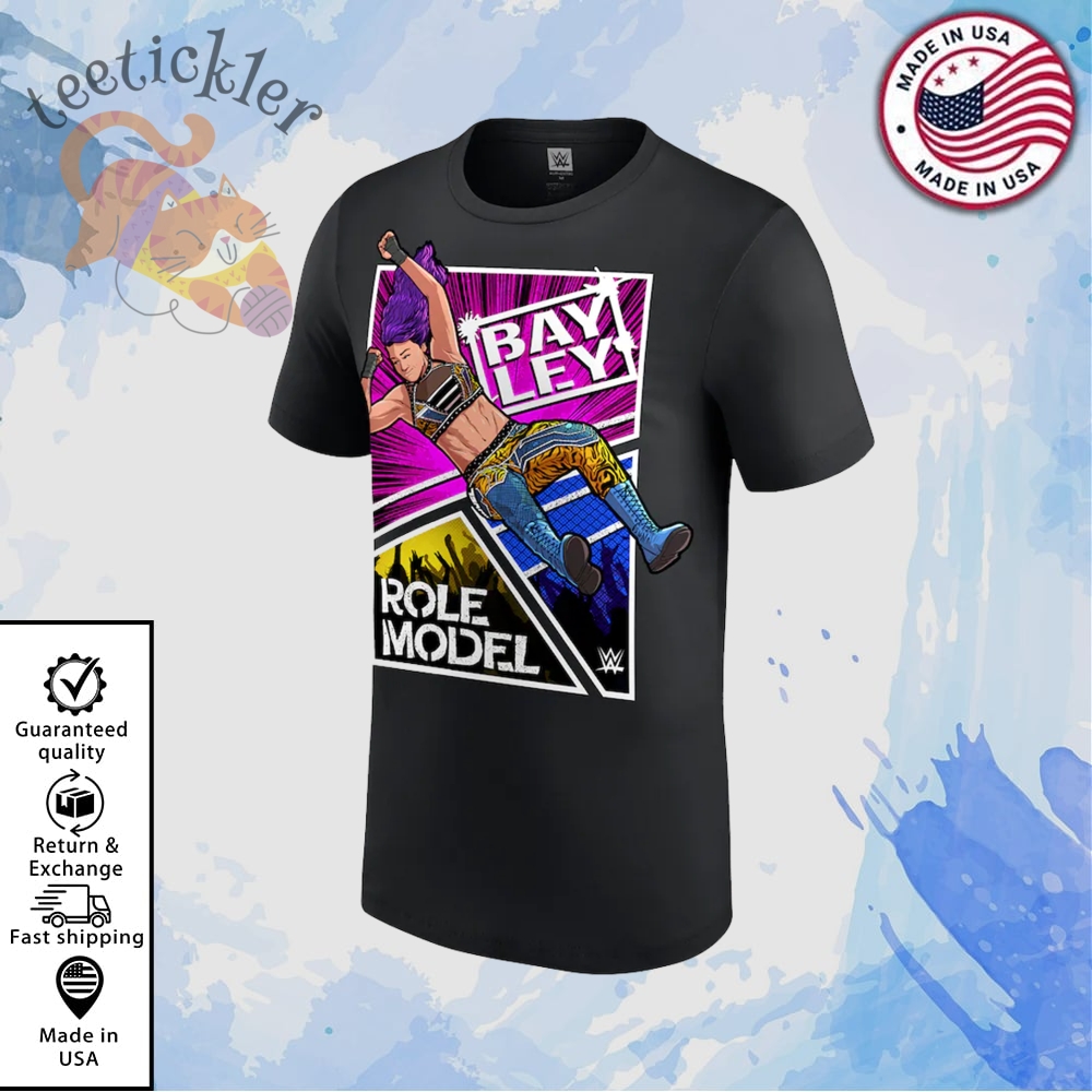 Bayley Role Model Elbow Drop Shirt Wwe Superstar Graphic Tee