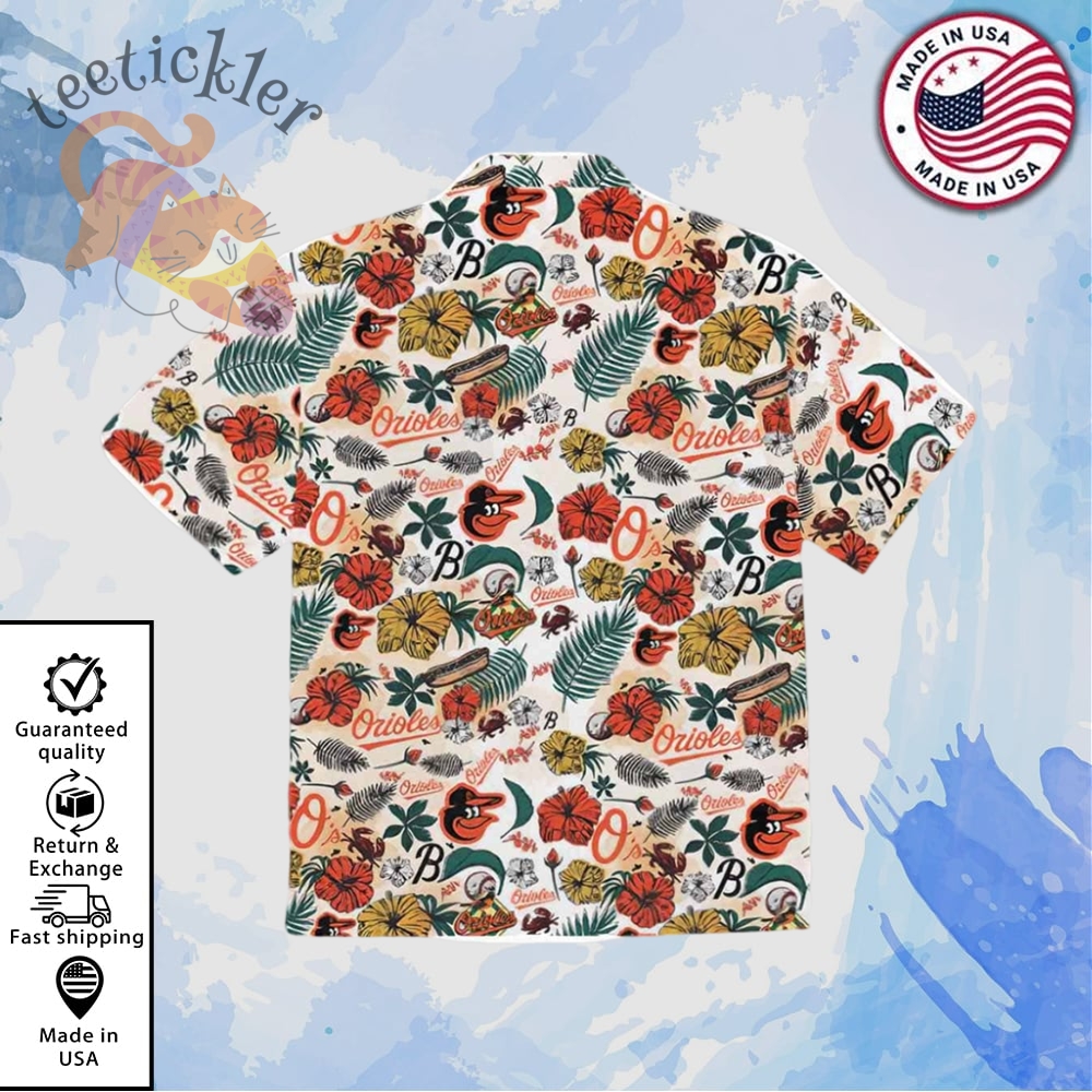 Orioles Hawaiian Shirt 2025 Official Oriole Birdland Hawaiian Fan Apparel teetickler 1