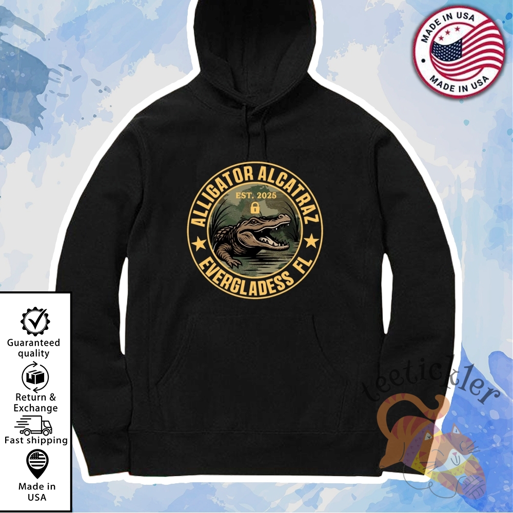 Alligator Alcatraz Shirt Everglades Florida Parody Swamp Humor Graphic Tee 7 Alligator Alcatraz Shirt Everglades Florida Parody Swamp Humor Graphic Tee