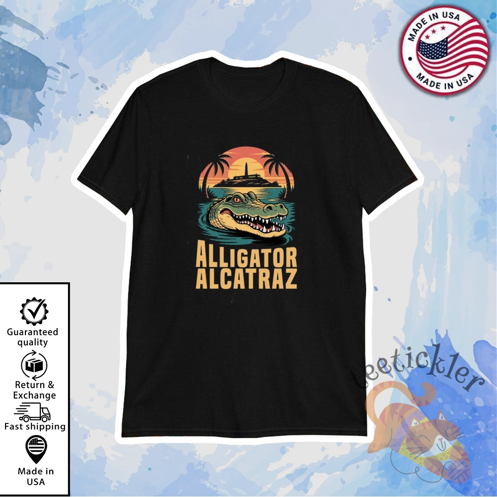 Everglades Florida Alligator Alcatraz Shirt Funny Swamp Wildlife Tee