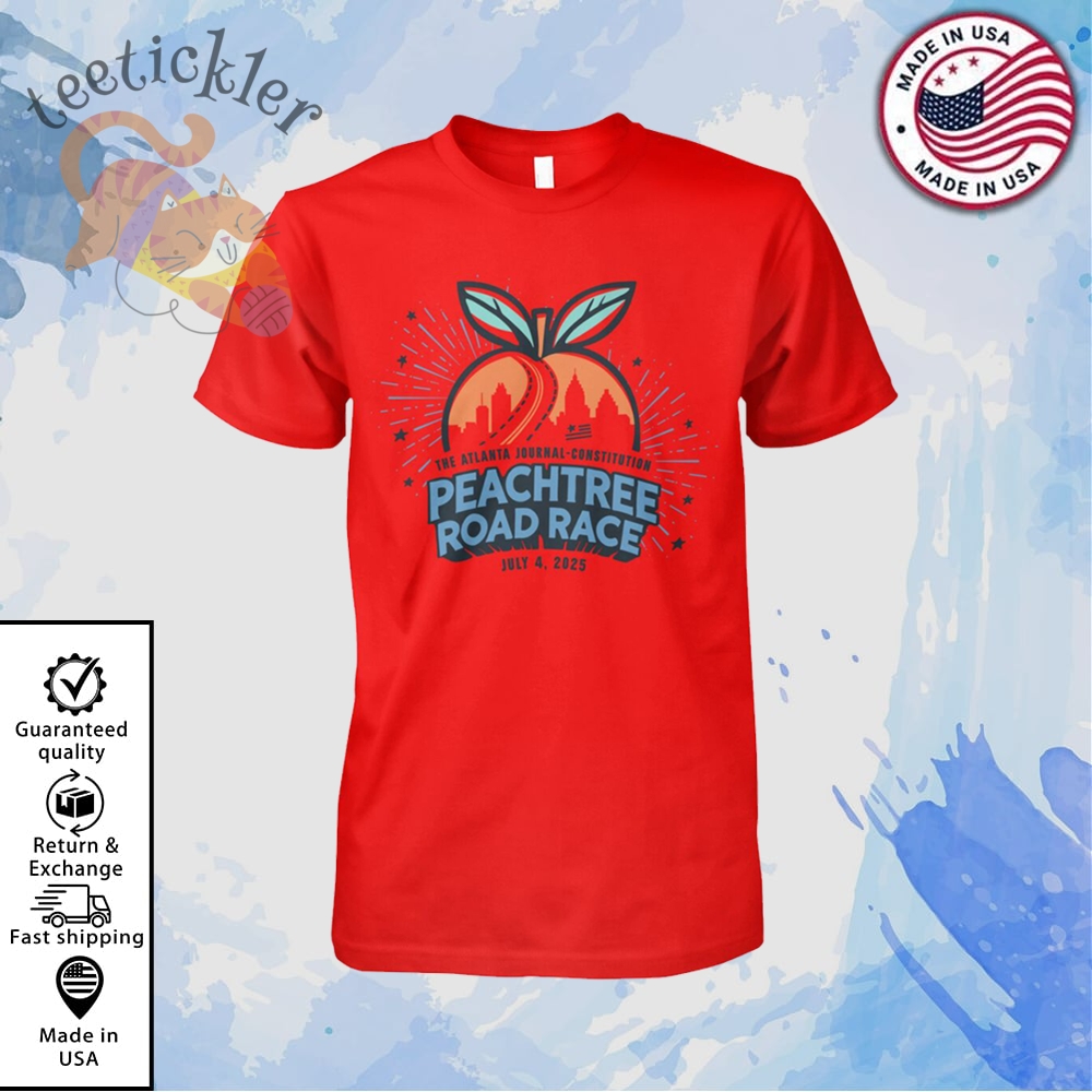2025 Ajc Peachtree Road Race T Shirt Official Atlanta Running Event Shirt
