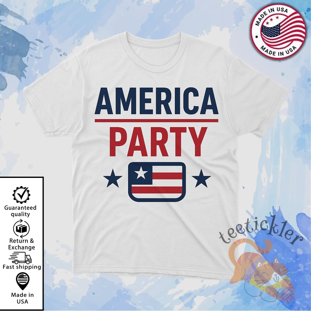 Support Elon Musk America Party Shirt Pro Elon Political Tee
