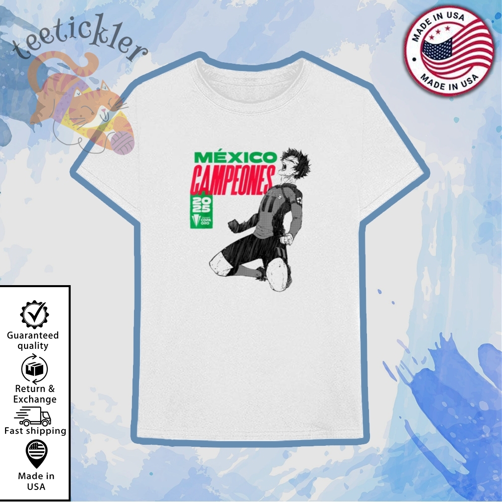 Official Blue Lock Mexico Shirt 2025 Concacaf Mexico Champion Graphic Tee 6 Official Blue Lock Mexico Shirt 2025 CONCACAF Mexico Champion Graphic Tee