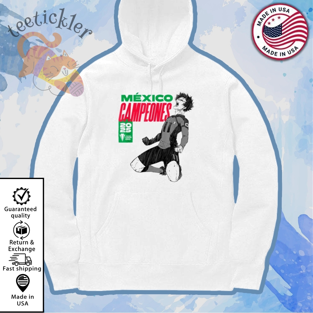 Official Blue Lock Mexico Shirt 2025 Concacaf Mexico Champion Graphic Tee 7 Official Blue Lock Mexico Shirt 2025 CONCACAF Mexico Champion Graphic Tee