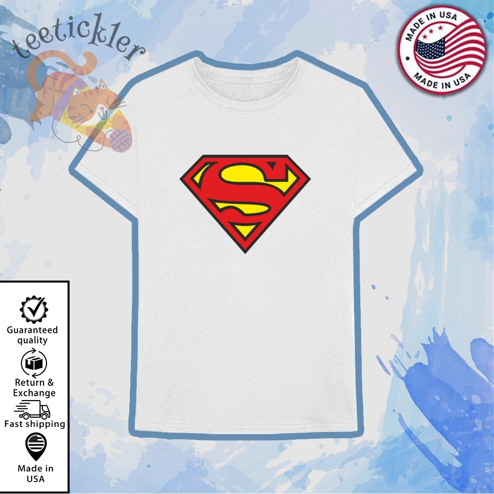Superman Logo 2025 Shirt Classic Superhero Icon Graphic Tee
