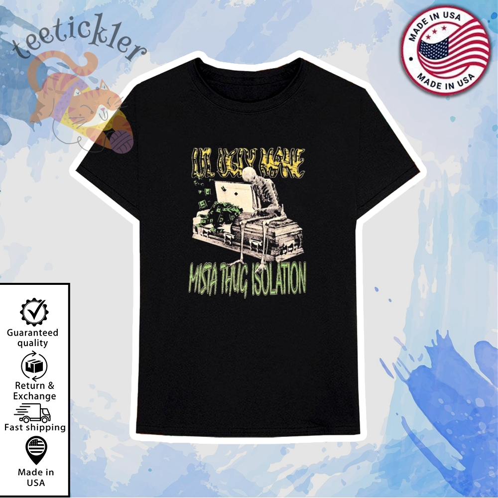 Skeleton Lil Ugly Mane Mista Thug Isolation Shirt Underground Rap Fan Tee 6 Skeleton Lil Ugly Mane Mista Thug Isolation Shirt Underground Rap Fan Tee