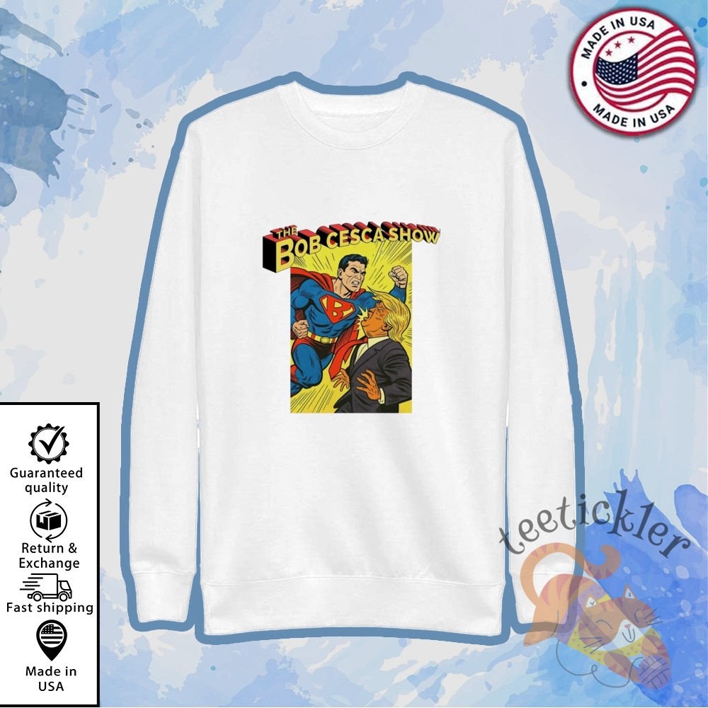 Trump Vs Superhero The Bob Cesca Show Shirt Satirical Political Crossover Tee 5 Trump vs Superhero The Bob Cesca Show Shirt Satirical Political Crossover Tee