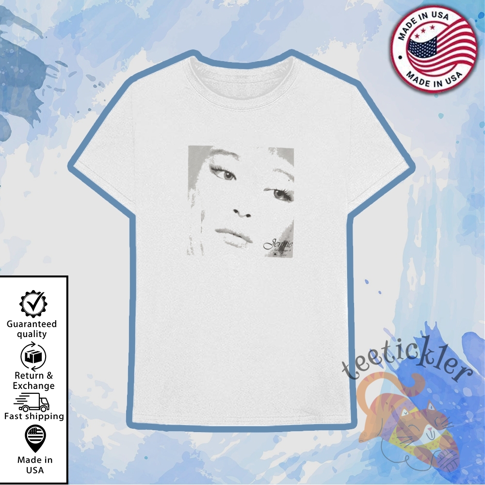 "Top 5 Trendy Graphic Tees for Music, Sports, Tech & F1 Fans" 11 Bershka Jennie Face Shirt K Pop Fashion Tee Featuring Blackpinks Jennie