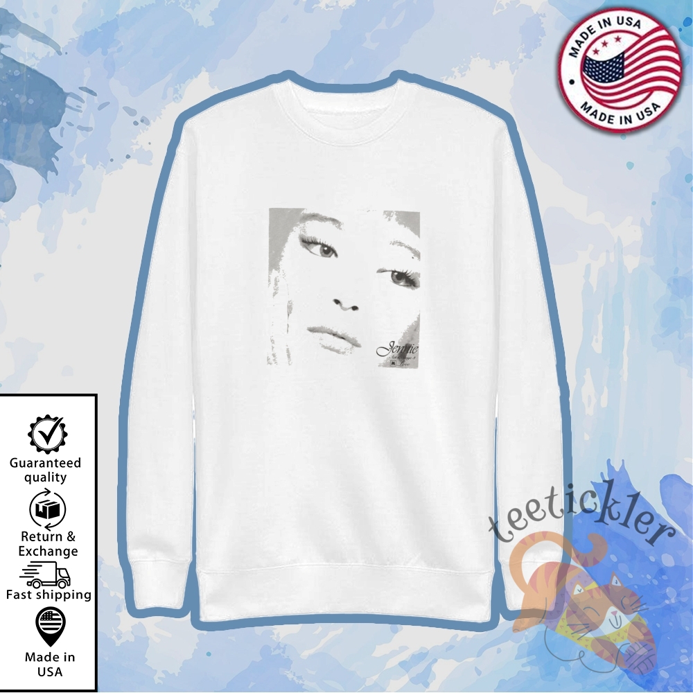 Bershka Jennie Face Shirt K Pop Fashion Tee Featuring Blackpinks Jennie 5 Bershka Jennie Face Shirt K Pop Fashion Tee Featuring BLACKPINKs Jennie