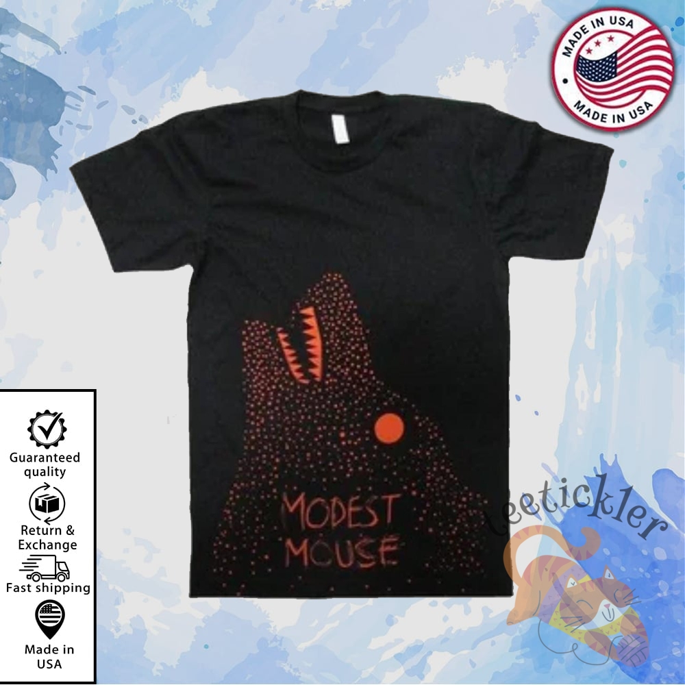 "Top 5 Trendy Graphic Tees for Music, Sports, Tech & F1 Fans" 12 Modest Mouse Wolf Howling Stars Moon Shirt Indie Rock Band Graphic Tee