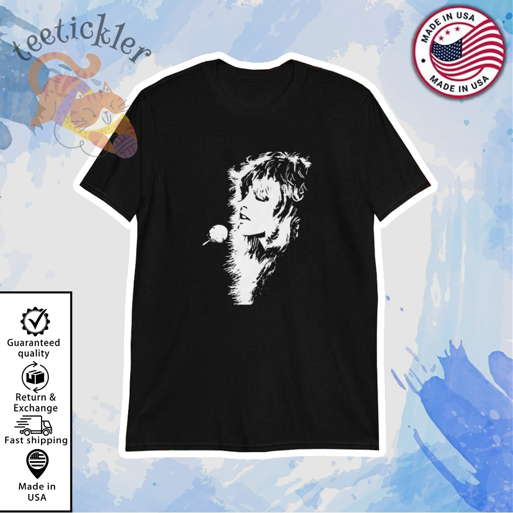 Stevie Nicks Fleetwood Mac Shirt Iconic Rock Legend Graphic Tee teetickler 1