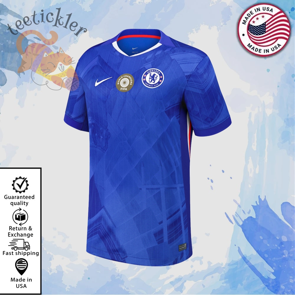 Chelsea World Champions Shirt Special Badge Jersey 2025 2 Chelsea World Champions Shirt Special Badge Jersey 2025