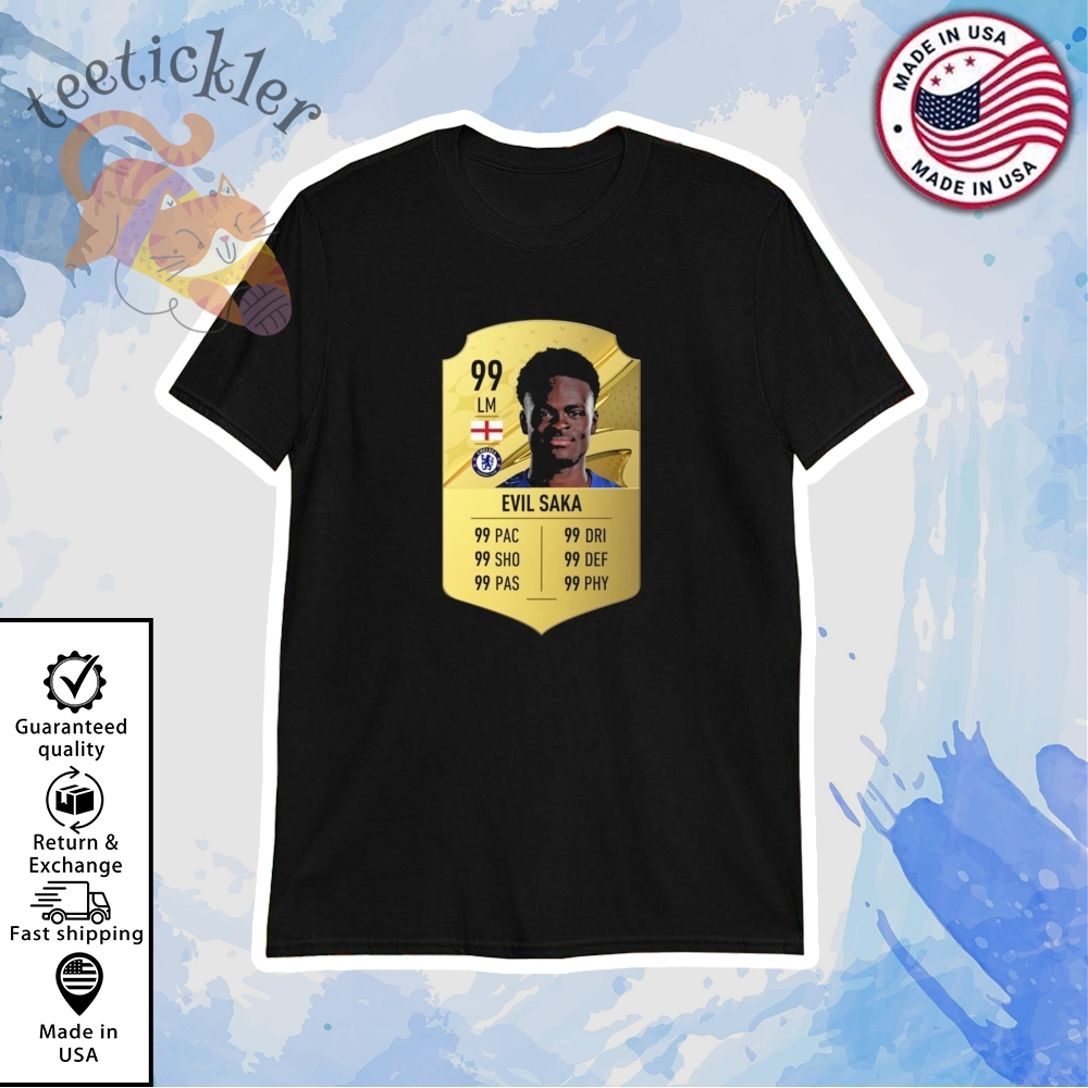 Chelsea World Champions Evil Saka Shirt