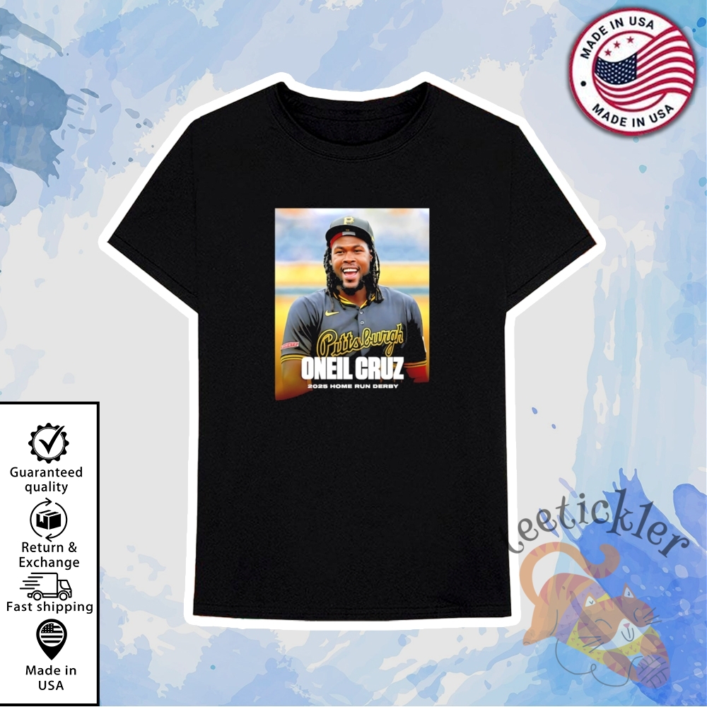 Pittsburgh Pirates Oneil Cruz 2025 Home Run Derby Shirt 6 Pittsburgh Pirates Oneil Cruz 2025 Home Run Derby Shirt