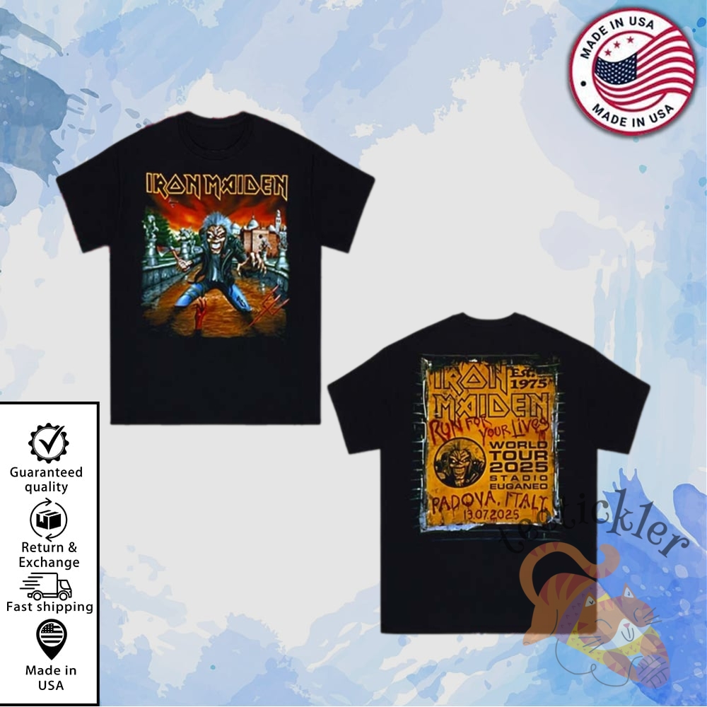 Iron Maiden July 13Th 2025 Italy Shirt