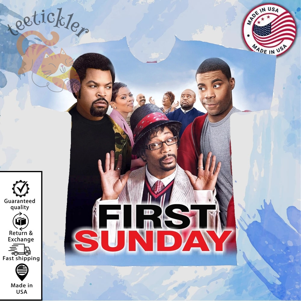 Ice Cube Tracy Morgan Katt Williams First Sunday Shirt 2 ICE CUBE TRACY MORGAN KATT WILLIAMS FIRST SUNDAY SHIRT