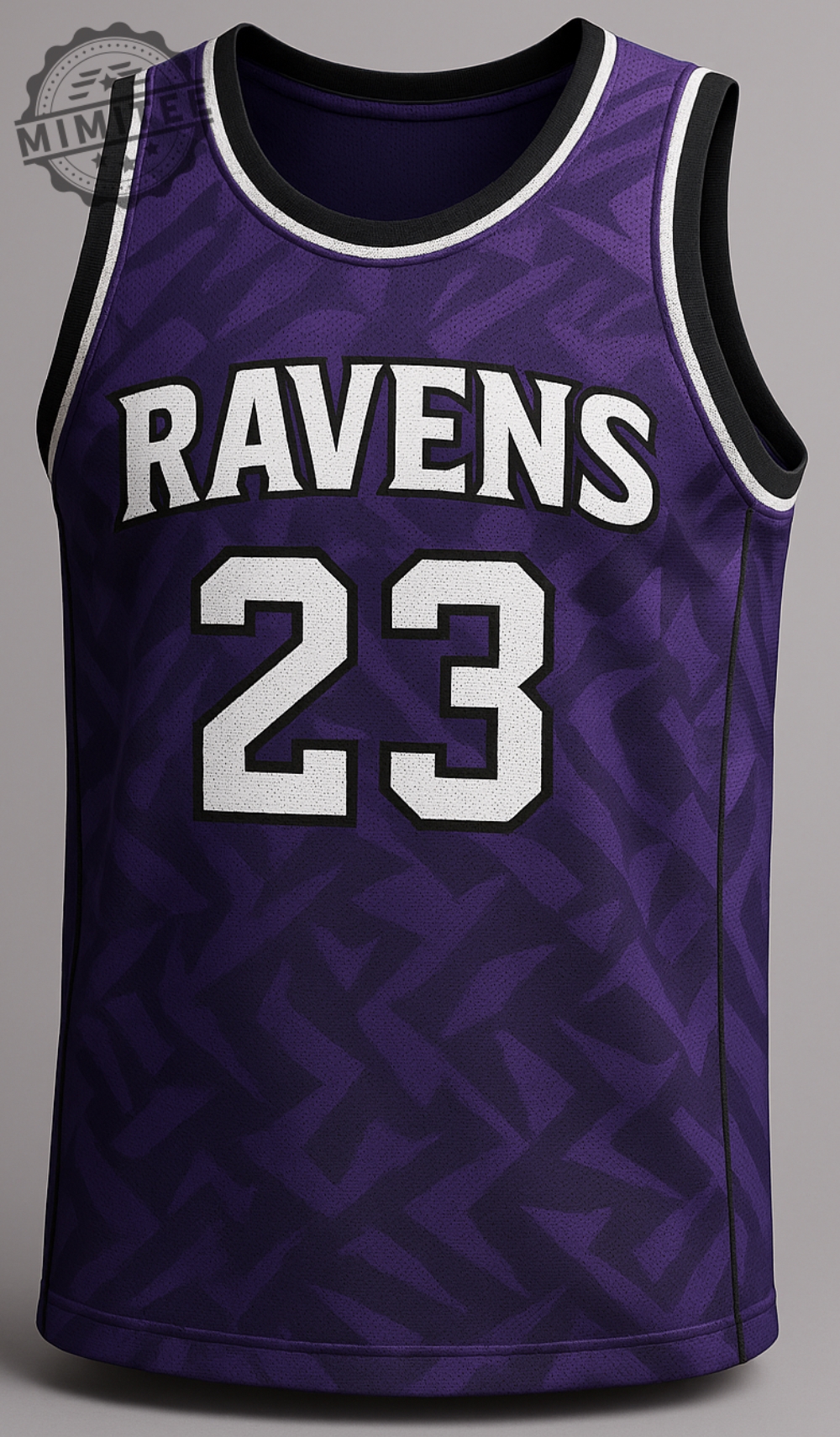 Ravens Basketball Jersey 23 %E2%80%93 Purple Black Team Edition mimitee.com 1