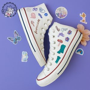 Hand Painted Vintage Sneakers %E2%80%93 Unique Artistic Design mimitee.com 1