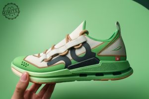 Futuristic Green Tech Sneakers %E2%80%93 Lightweight Performance Design mimitee.com 1