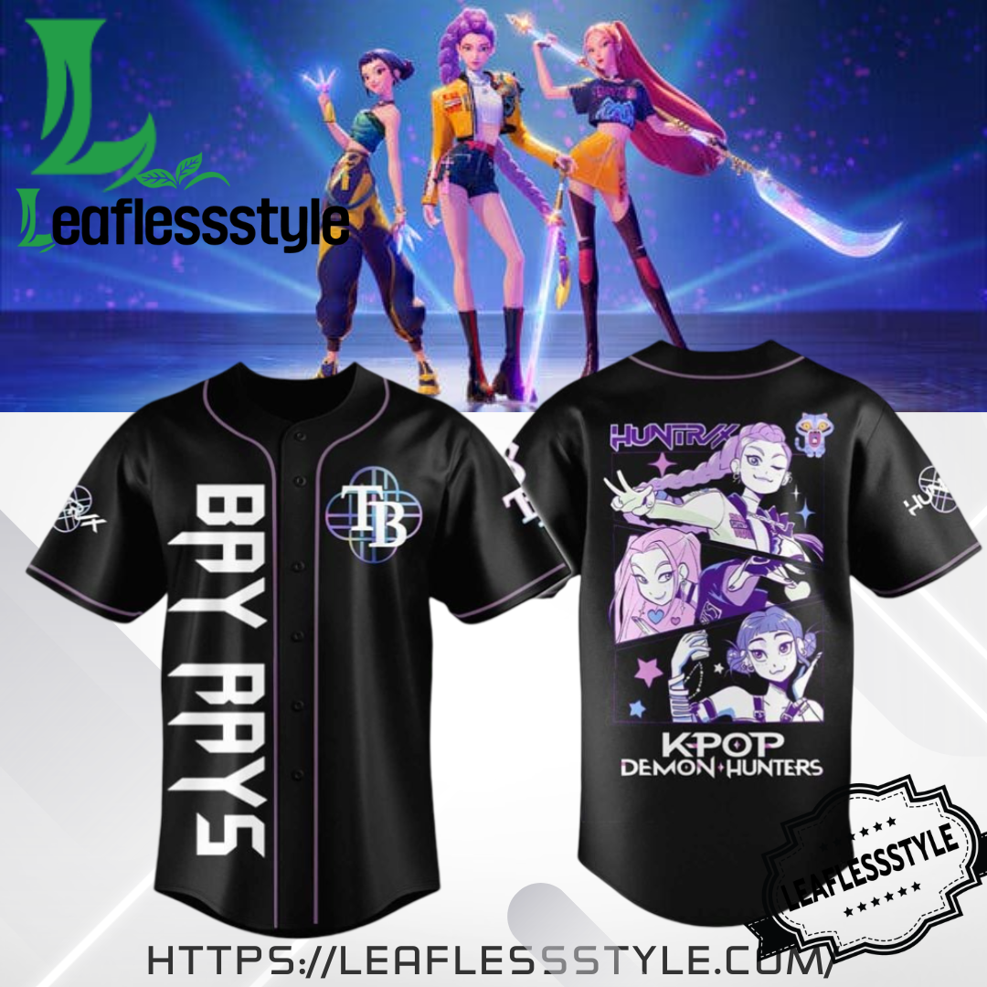 2025 Bay Rays x KPop Demon Hunters Baseball Jersey Shirt Perfect Gift Idea For Fan
